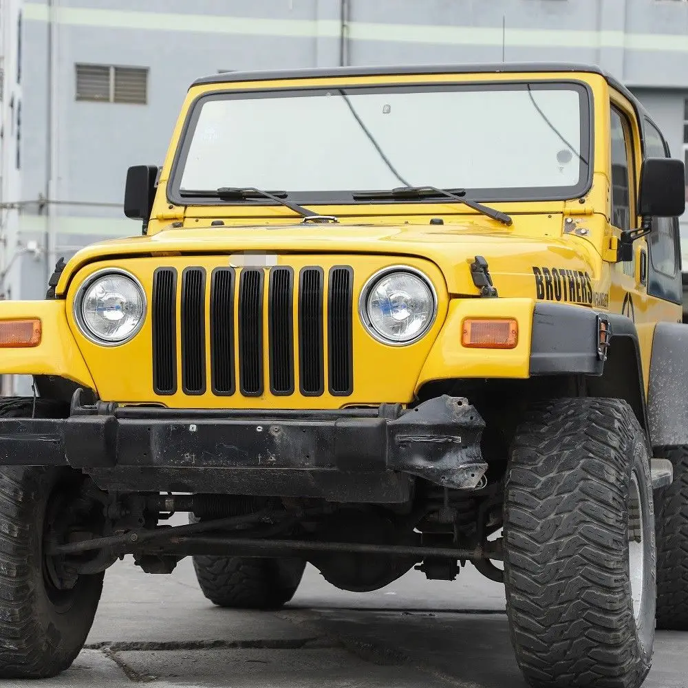 7 шт. передняя сетка для гриля Jeep Wrangler TJ 1997-2006 | Автомобили и мотоциклы