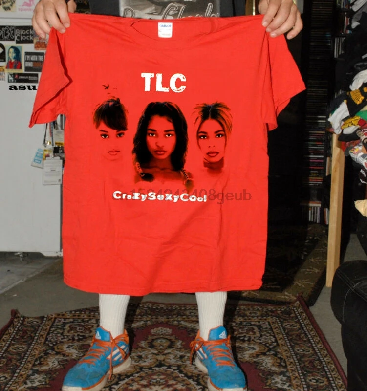 Vtg-футболка TLC-CrazySexyCool R &amp B Классическая гладкая и сексуальная душевная 1994