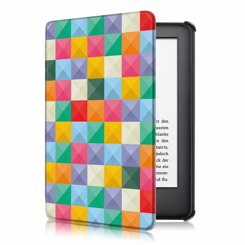Премиум кожаный умный противоударный чехол для Amazon New Kindle 6,0 10 поколения, чехол Funda Coque+ стилус