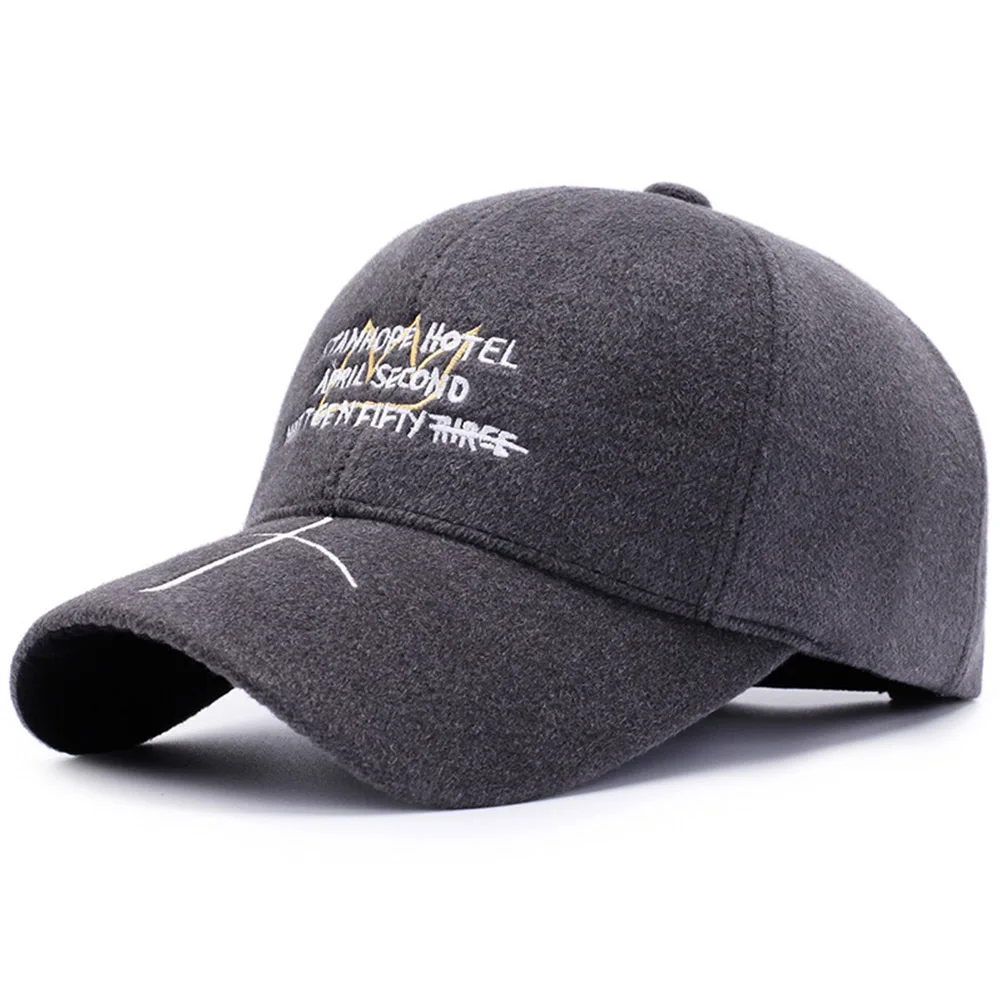 Gray Baseball Cap FS, весенне-зимняя повседневная Кепка с желтым лицом для мужчин и женщин, уличная Мужская кепка с застежкой сзади, бейсболка в стиле хип-хоп, шапки с вышивкой для папы - Цвет: Gray Baseball Cap