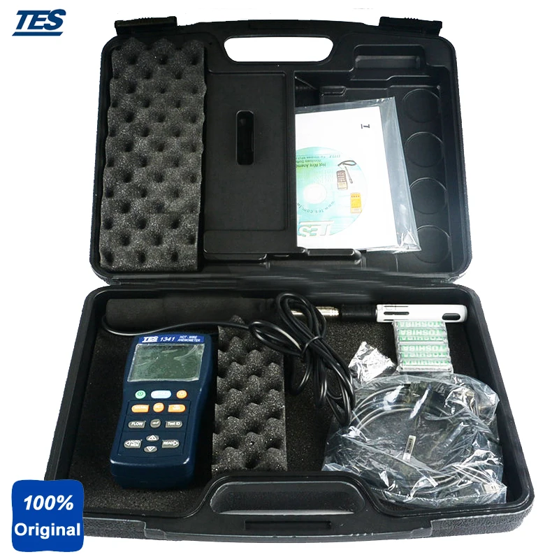 

Handheld Hot-wire Anemometer TES1341