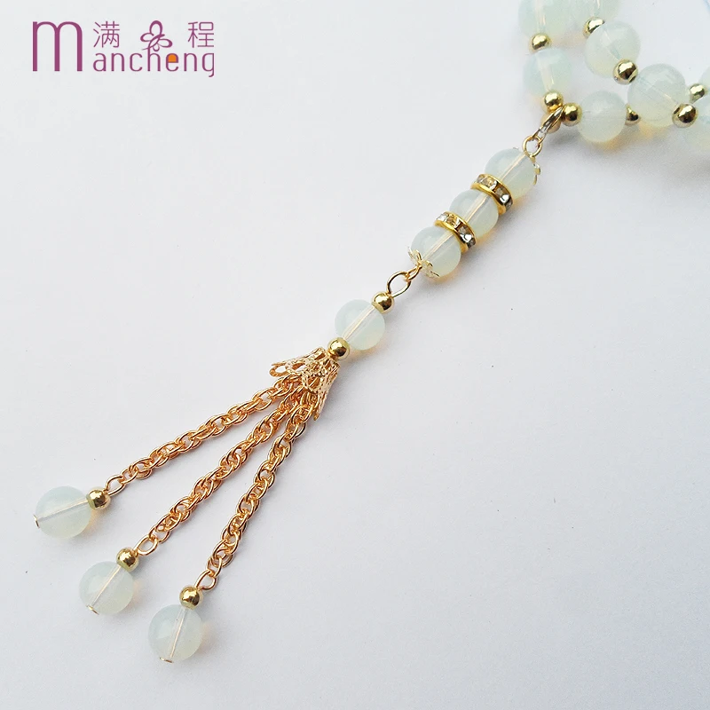 Ид аль-Фитр фестиваль этнические религиозные четки тасбих опал браслет из бисера