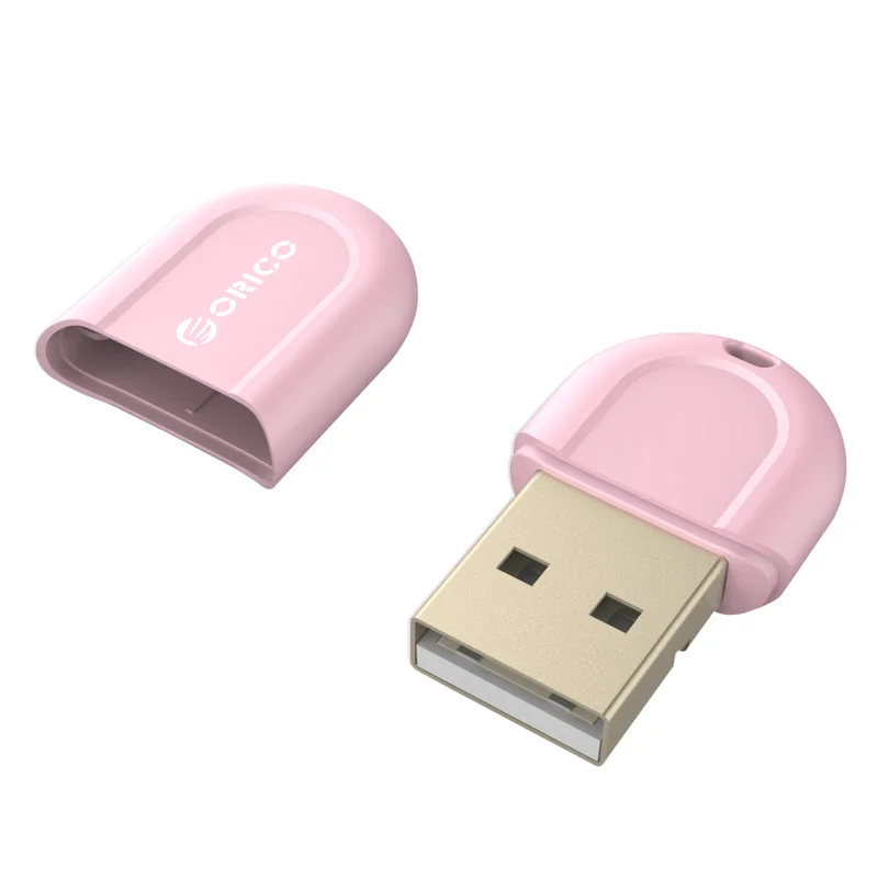 Pink ORICO BTA-408 Mini USB Bluetooth 4,0 адаптер для ноутбука Настольный ПК костюм для IOS и Windows - Цвет: Pink