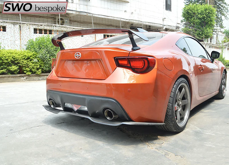 Автомобильный Стайлинг задний спойлер из углеродного волокна багажник крыльев