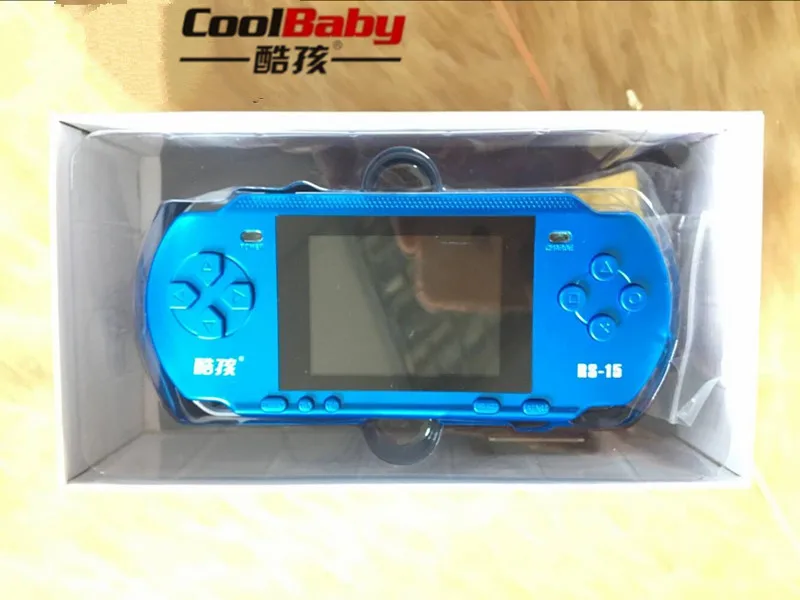 Новая портативная игровая консоль 3 2 дюйма детская машина CoolBaby встроенная 318 игр
