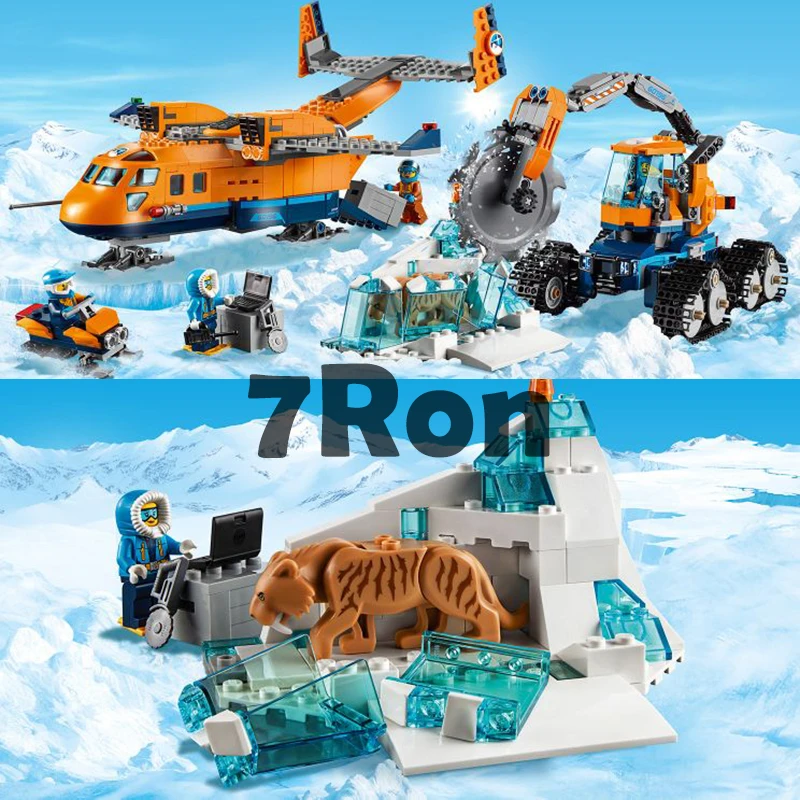 02112 Совместимость с лего City 60196 Arctic питания план модель здания игрушки хобби