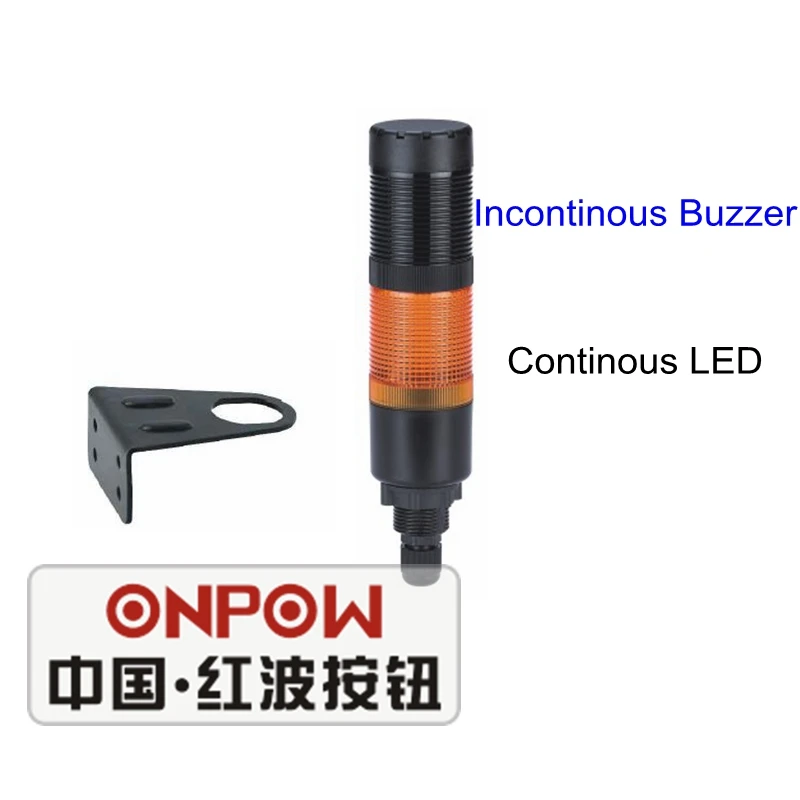 ONPOW 40 мм сигнальная лампа красный/зеленый/желтый непрерывный светодиод с