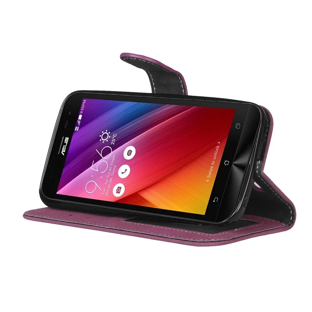 Кожаный чехол-кошелек для ASUS ZenFone 2 Laser ZE500KL Z00RD Z00ED, чехол-кошелек для телефона, чехол-книжка для ASUS ZE500KL ZE500KG, сумка