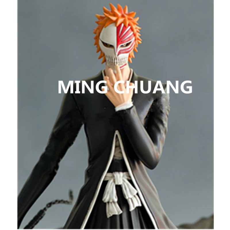 Отбеливающая статуя Kurosaki Ichigo грудь Zanpakutou Полный Портрет kurosaki Isshin 1/8 GK экшн