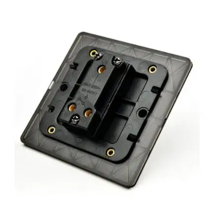 

Model 86 Nordic Simple Style Dumb Black Wall Switch Panel Metal Dial Rod Retro Switch Socket