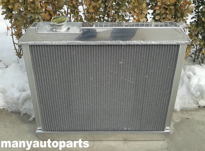 3 рядный алюминиевый радиатор и вентилятор для пикапа Chevy C10/C20/C30 K10/K20 1963 1966| |