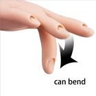 Ручная модель для практики дизайна ногтей, гибкая подвижная мягкая искусственная поддельная рука для дизайна ногтей, модель искусства, инструмент для маникюра
