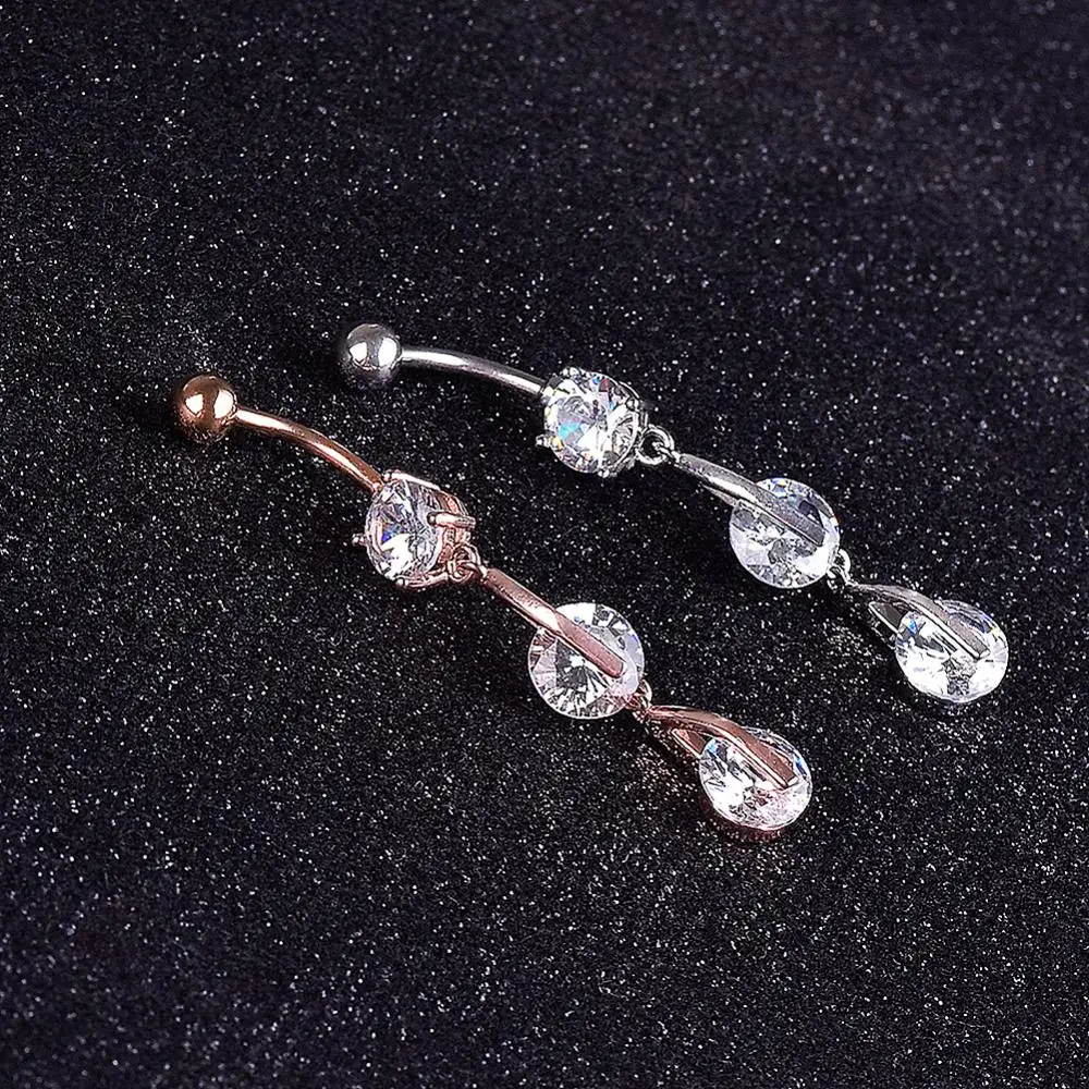 Модные сексуальные украшения для тела женщин вечерние Колечки на пупках длинные