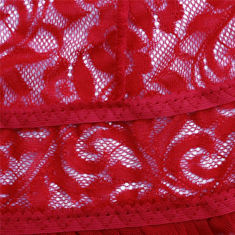 Большие размеры Эротическое белье сексуальные костюмы кружевное Прозрачное