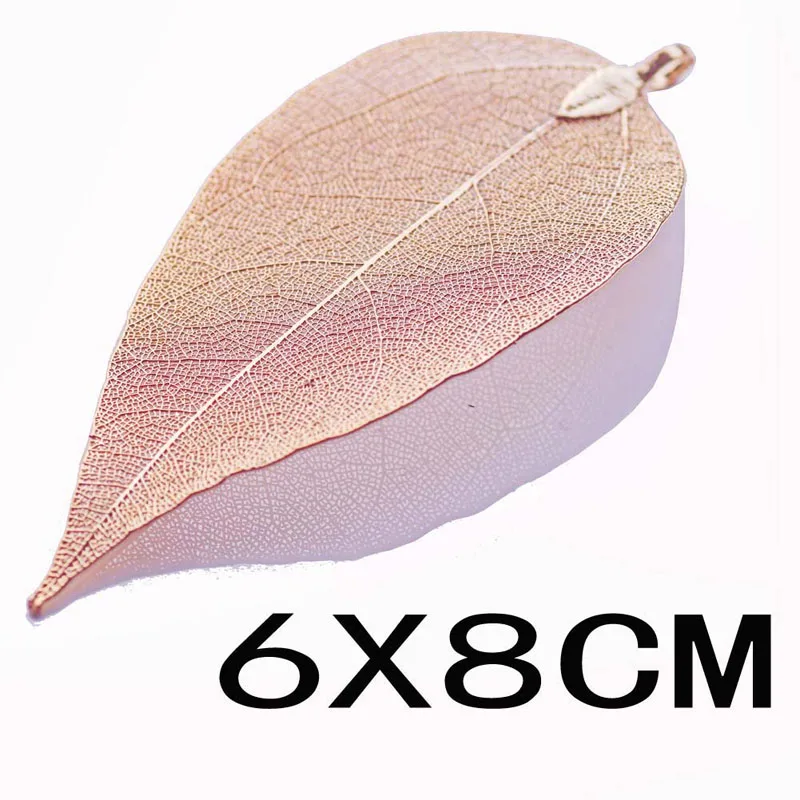 DIY Подвески в виде листьев, натуральные листья, серебряный цвет, кулон, женские ожерелья, ювелирные изделия ручной работы, аксессуары для изготовления ювелирных изделий - Цвет: LP001RO8