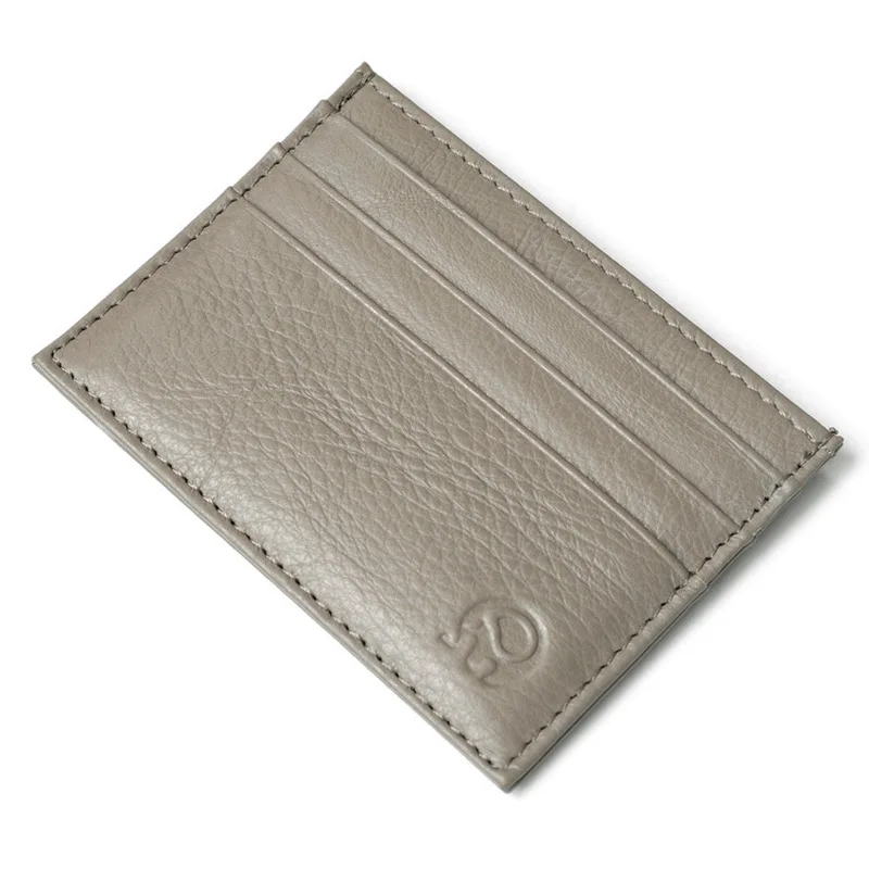 Держатель для ID карт из натуральной воловьей кожи Мужской и Женский Повседневный