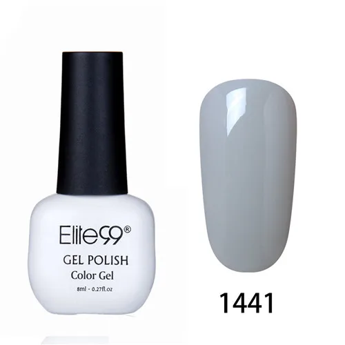 Elite99 8MLUV Гель-лак для ногтей Светодиодный лампа Гель-лак чистые цвета Полупостоянный Гель-лак для ногтей базовый топ - Цвет: 1441