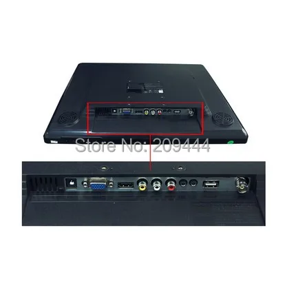 CCTV наблюдения 19 дюймов TFT LCD пластиковый корпус монитора HDMI/VGA/BNC/AV порт для камеры