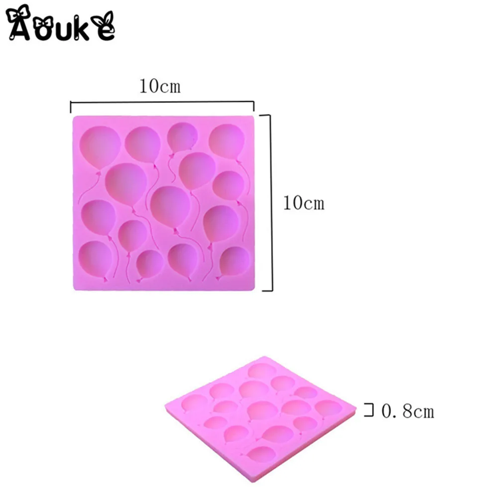 Возд. Шары силиконовая форма формы для шоколада помадки тисненый пудинг