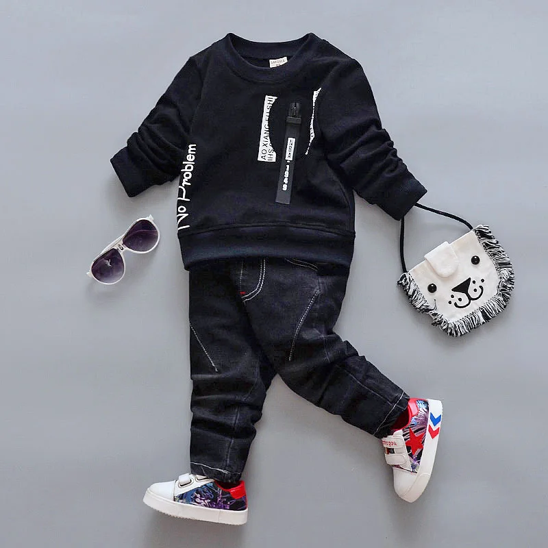 BibiCola 2018 fashion Baby Boys Clothes Set Kids Tops T-shirt+Pants 2pcs Sport Suit Infant Boy Clothing Tracksuit |