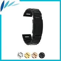 stainless steel watch band 24mm for suunto core watchband strap wrist loop belt bracelet black rose gold silver spring bar