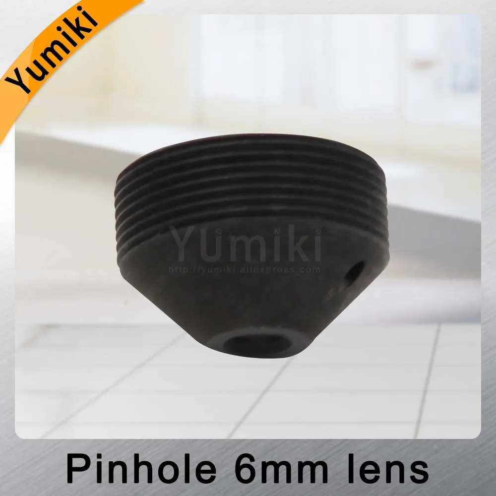 Yumiki инфракрасного ночного видения камеры 1.3mp Пинхол объектив 6 мм f2.0 M12 нить cctv для