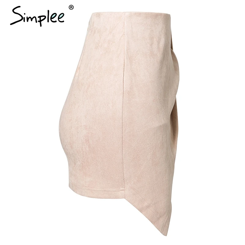 женская черная облегающая юбка Simplee винтажная с оборками завышенной талией для