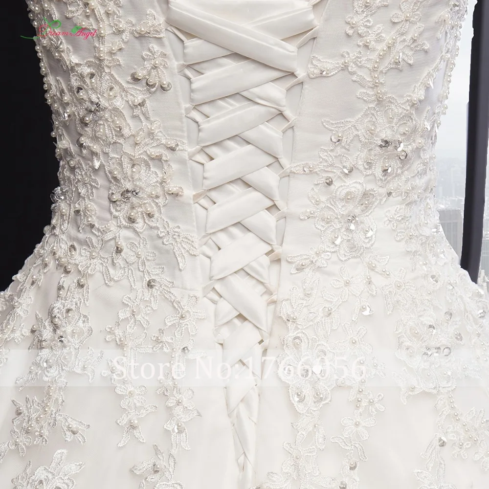 Fmogl реальное фото кружевное свадебное платье принцессы 2019 Роскошные аппликации