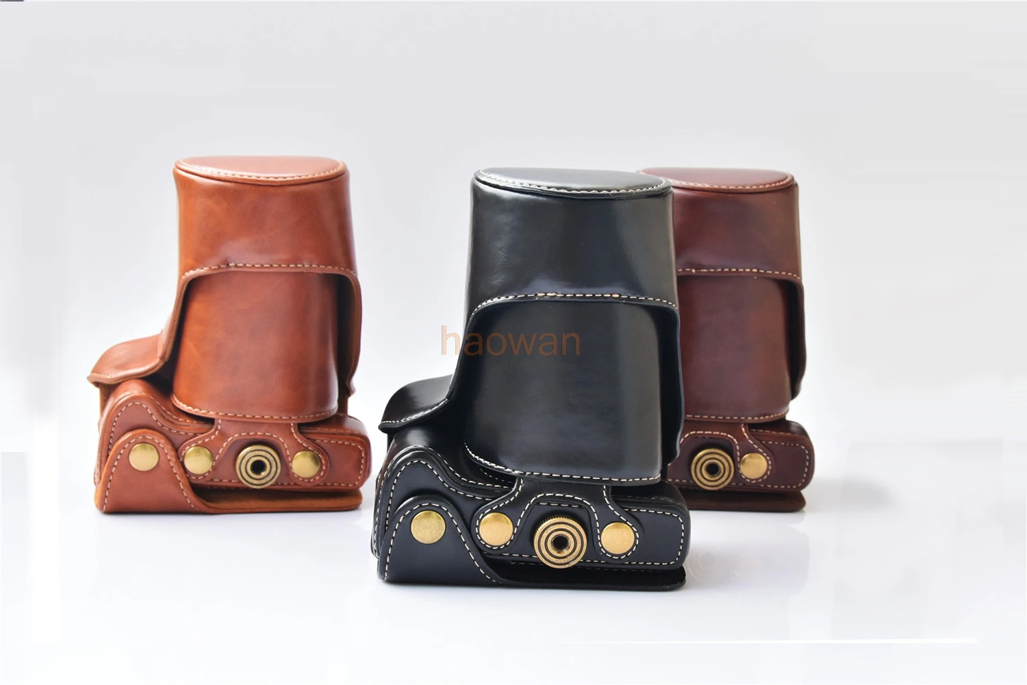 Жесткий чехол из искусственной кожи для камеры защитный canon ef-m E0SM6 цвет