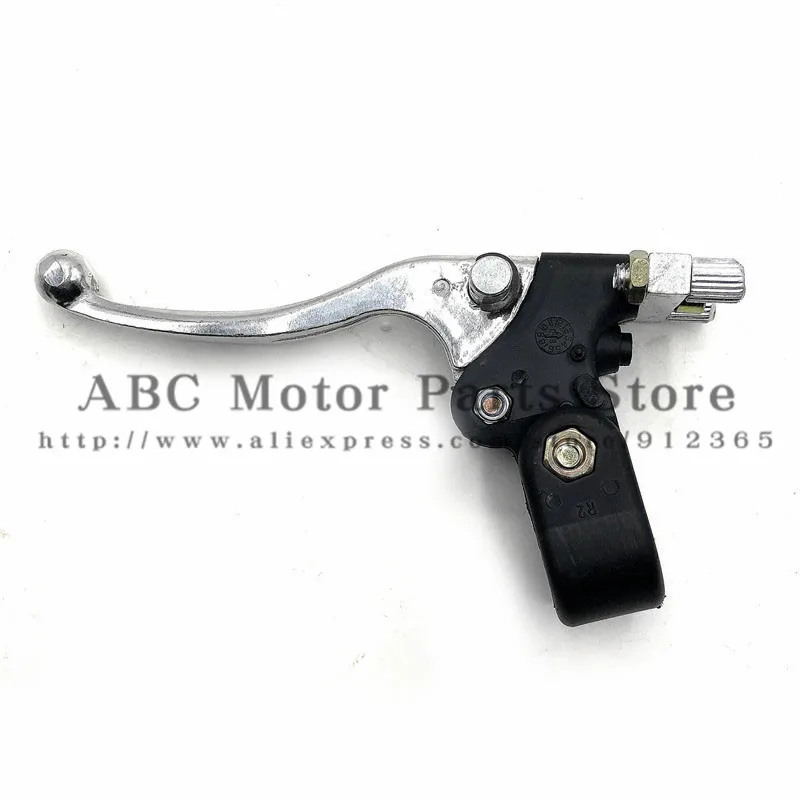 Сплав 7/8 ''правый двойной Мини Мото левая ручка тормозные рычаги для 47cc 49cc Карманный Байк газовый Скутер ATV Quad Мини Мото