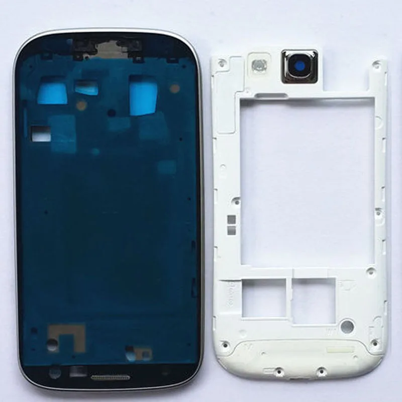 10 шт. среднего Рамки Корпус чехол на замену рамка для Samsung Galaxy S3 i9300 + передняя
