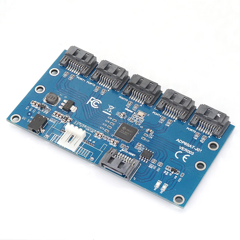 SATA 1 до 5 Порты и разъёмы Конвертер Adatper SATA множитель Порты и разъёмы карты SATAIII 3,0 карты расширения