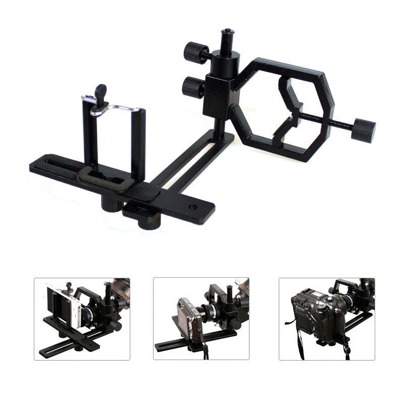 Multifunction Telescope Adapter Fully Metal Universal Camera Cell Phone Bracket Mount for Binoculars Monocular | Инструменты