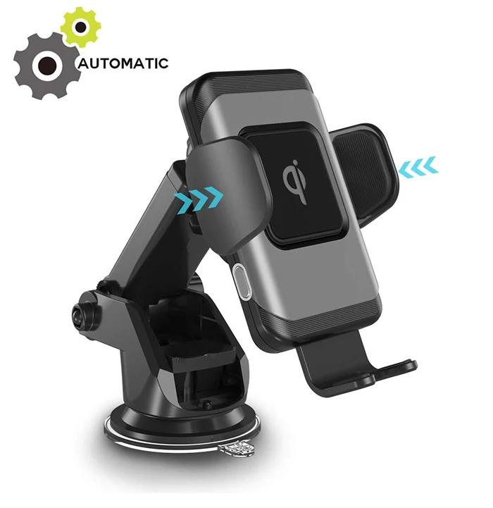 BONOLA Automaitc Быстрое беспроводное автомобильное зарядное устройство для iPhoneXsMax/Xr/8 Robot Arm автомобильное беспроводное зарядное устройство для samsung S10/S9 huawei P30 pro