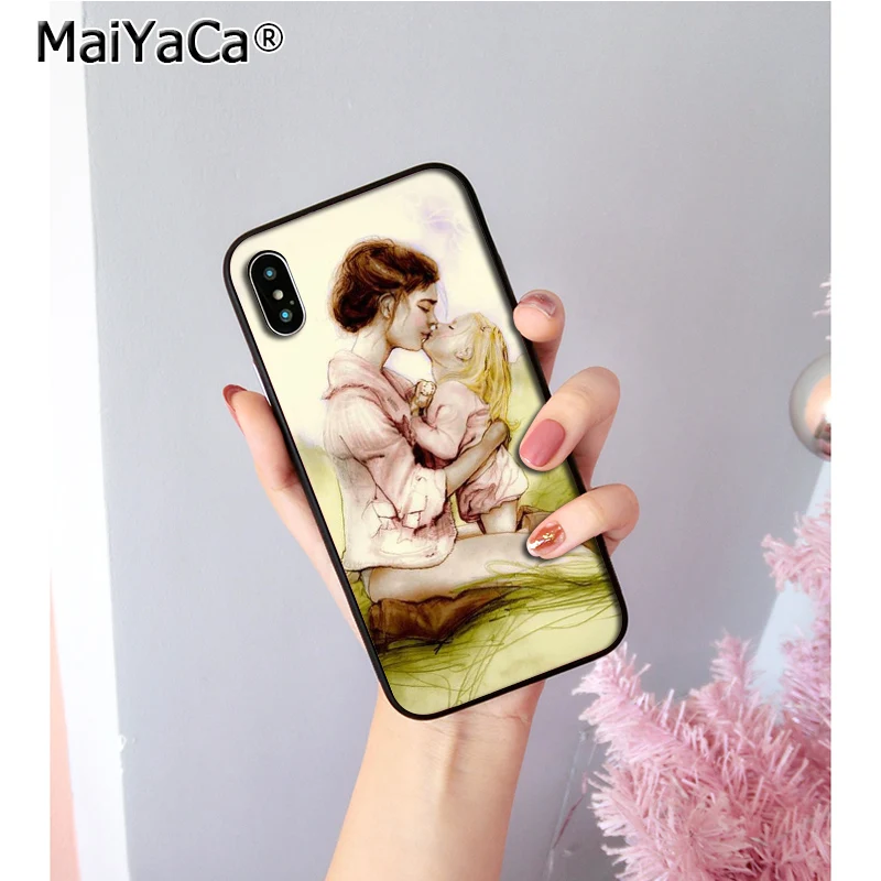 Мягкий чехол MaiYaCa для iPhone X XS MAX 6 6S 7 7plus 8 8Plus 5 5S XR|Чехлы-накладки| |