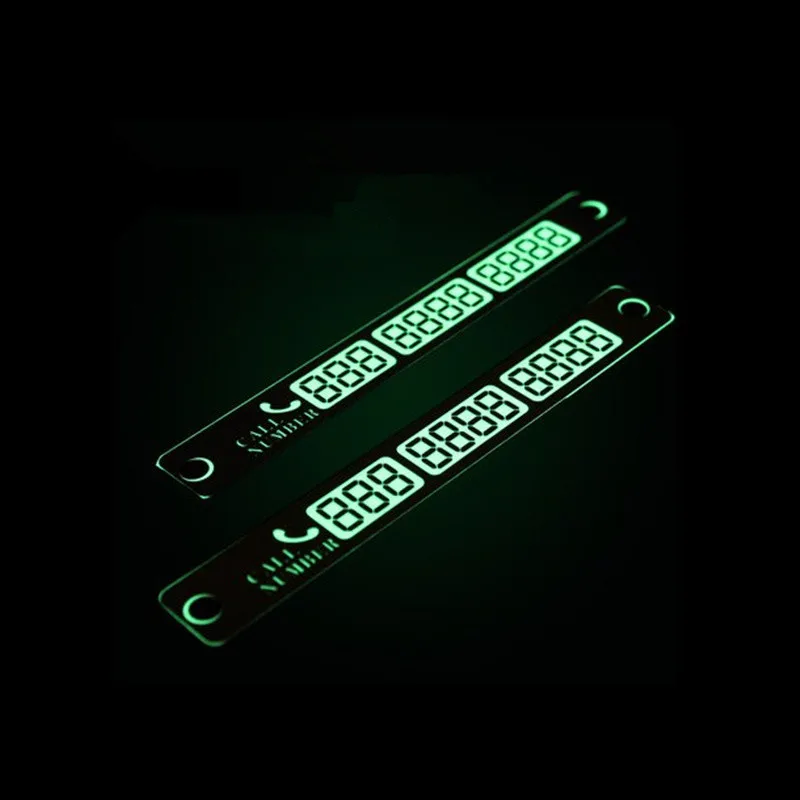 Временная парковочная карта светящаяся с номером телефона для Lexus RX300 RX330 RX350 IS250