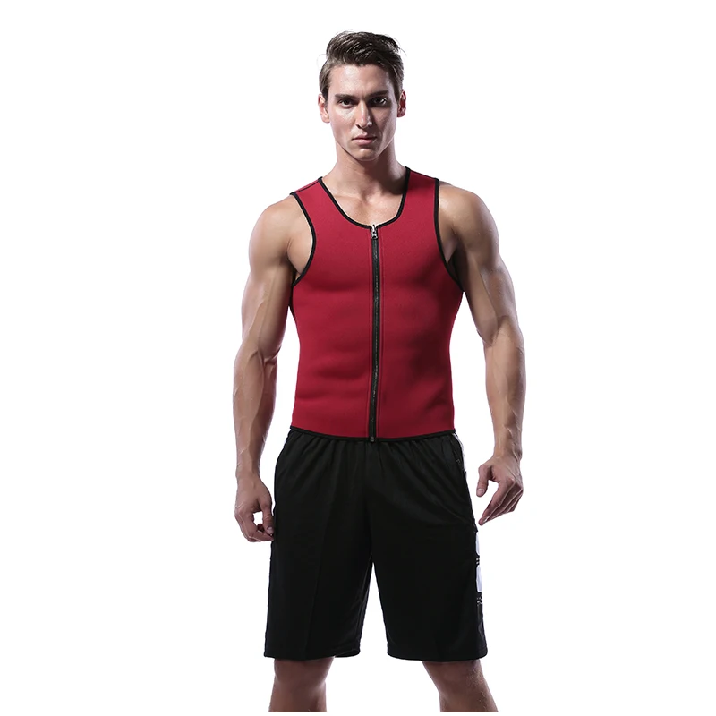 

New men sexy sports sweat vest body shaper waist trainer men sauna suit waist shaper slimming weight loss shapewear Da055