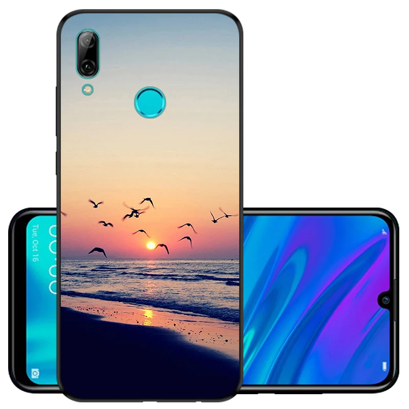 Чехол для Xiaomi Redmi Note 7 силиконовый черный матовый Мягкий ТПУ чехол телефона