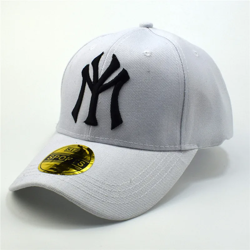 2017 модный бренд хлопок Мужская бейсболка NY snapback шляпу для мужчин Женщины Письмо