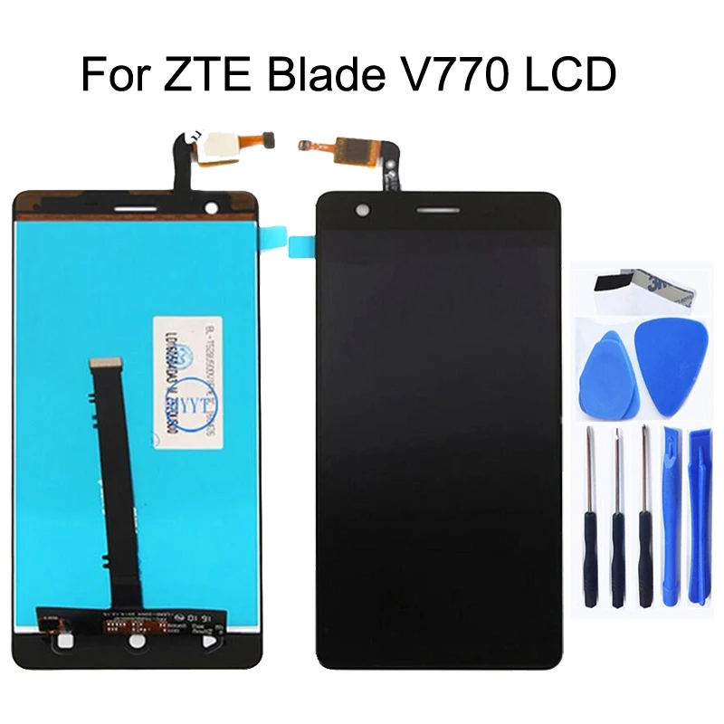 Для zte Blade V770 ЖК дисплей Дисплей кодирующий преобразователь сенсорного экрана в