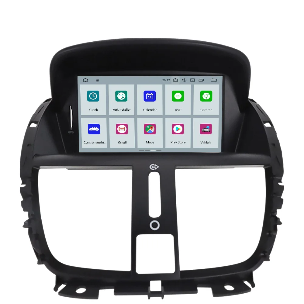 

Aotsr Android 10.0 Car GPS Navigation Multimedia Player For Peugeot 207 2008 - 2014 Head Unit 2 Din Stereo Recorder with DSP