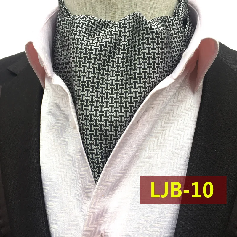 Мужской жаккардовый галстук из полиэстера цветочный аскотский с принтом пейсли