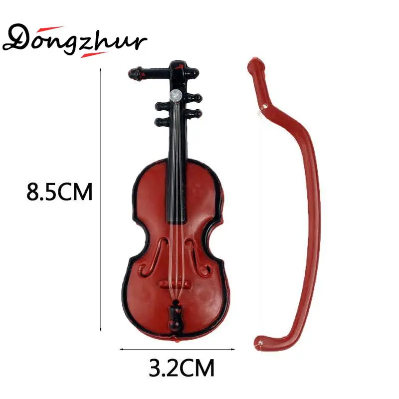 1 шт. коричневый новый миниатюрный музыкальный инструмент пластиковые