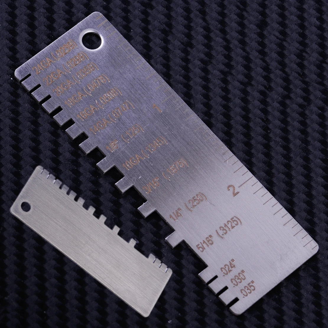 

LETAOSK Wire/Metal Sheet Thickness Gauge 229895 Welding Gage Plated Size Inspection Tool