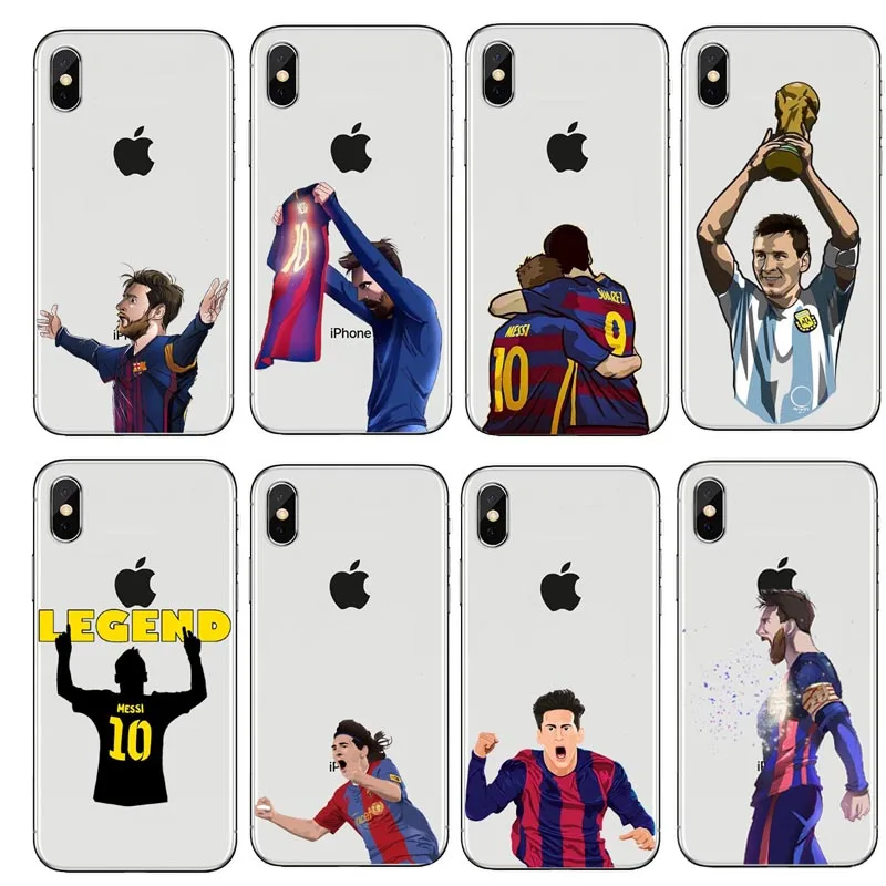 Месси футболист Неймар Криштиано Роналду МО Салах чехол для телефона iPhone XS MAX 6 6S 7