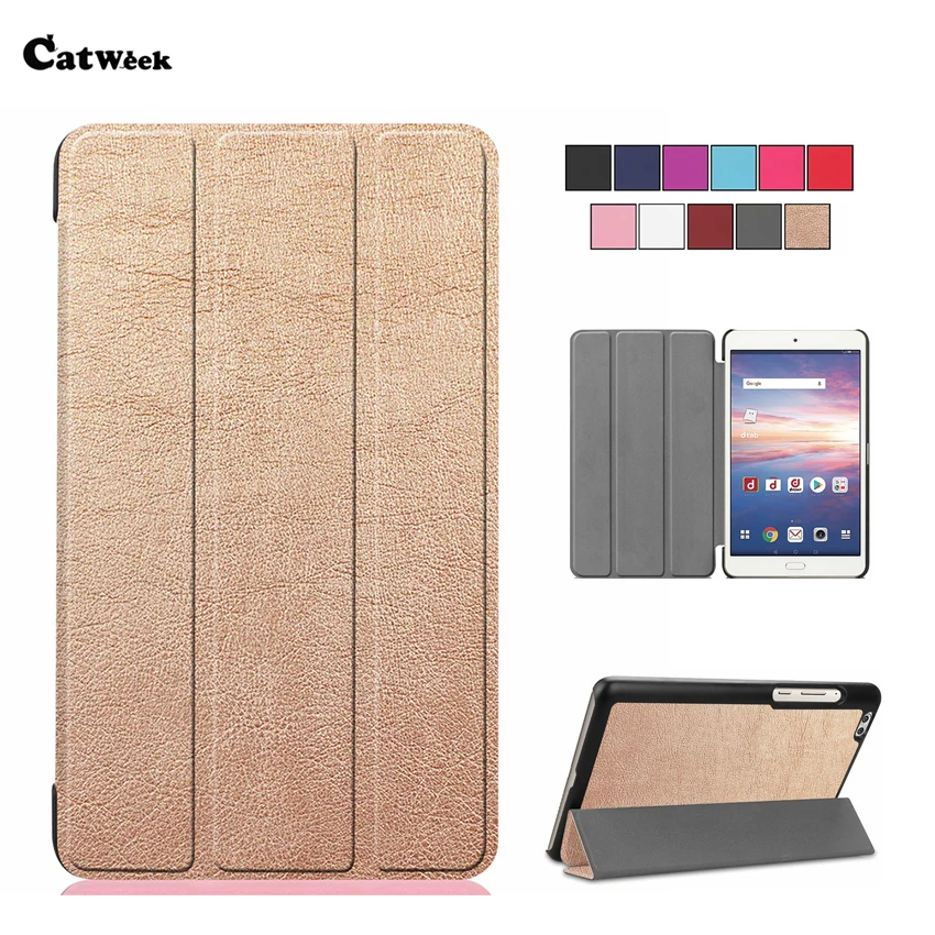 Для Dtab Компактный флип-чехол из искусственной кожи ультратонкий 8 ''Защитная