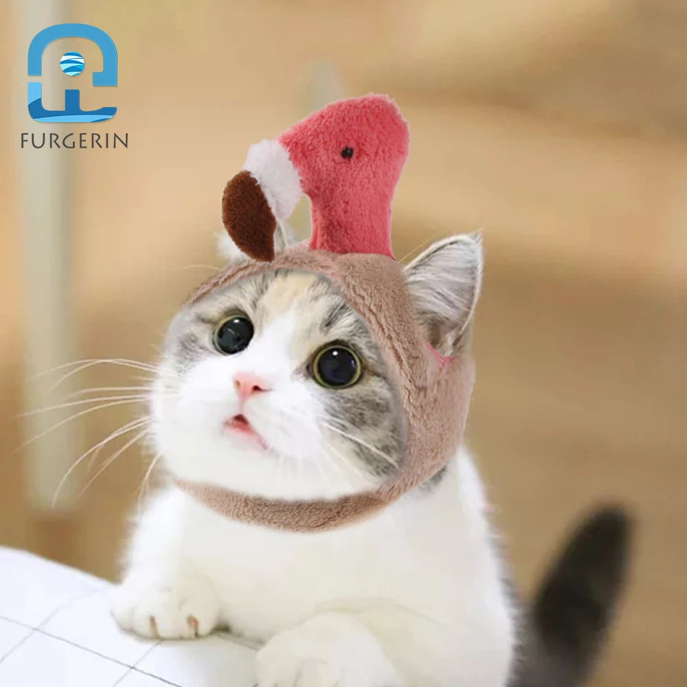 Смешная Милая шляпа FURGERIN для кошек Аксессуары в форме птицы костюм домашних
