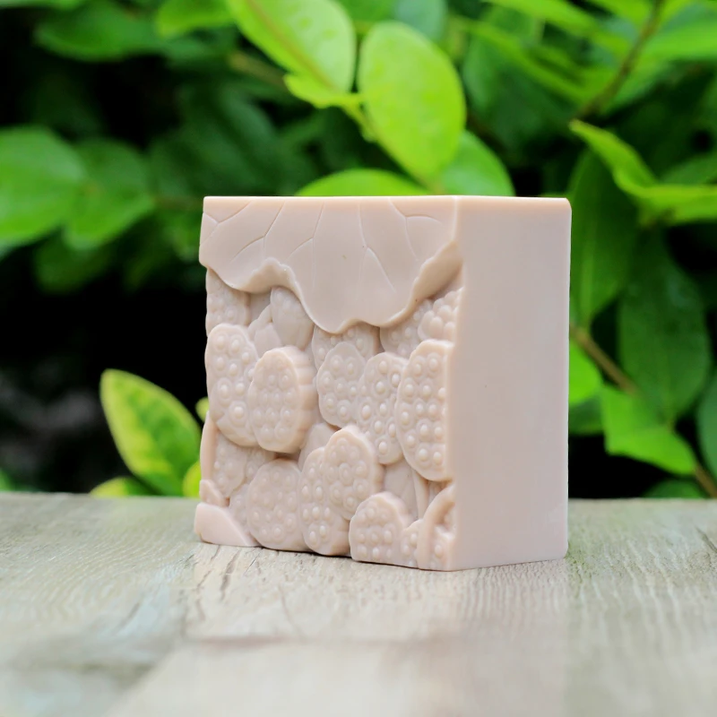 

Nicole Silicone Soap Mold DIY Handmade Embossed Crafts Soap Making Mould