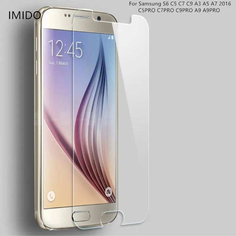 9 H Закаленное стекло Фильм для samsung S6 C5 C7 C9 C5PRO C7PRO C9PRO защита экрана Защитная пленка