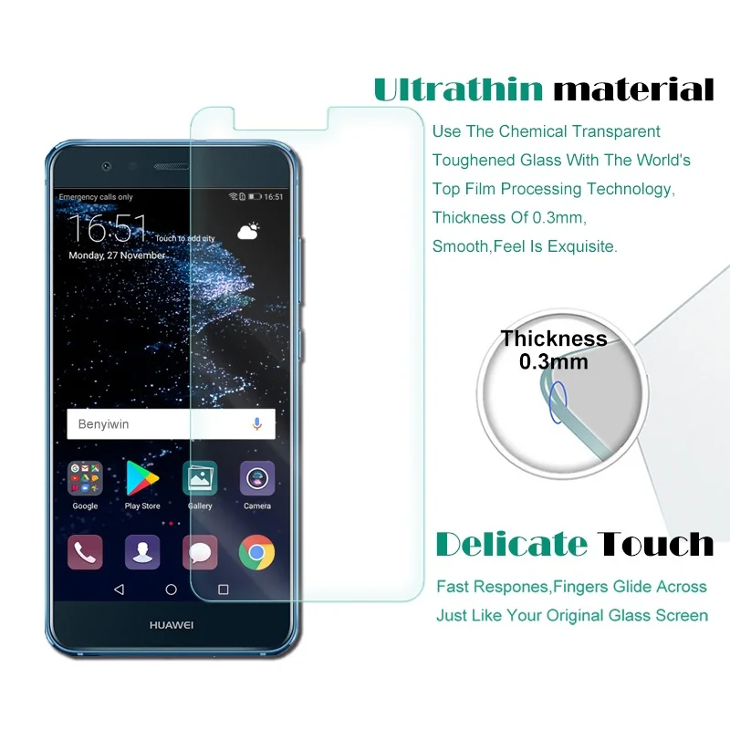 Из 2 предметов абсолютная новинка! Премиум закаленное Стекло для Huawei P10 Lite защитный экран, прозрачный из закаленного стекла, защитная пленка чехол для Huawei Ascend P10 Lite Стекло